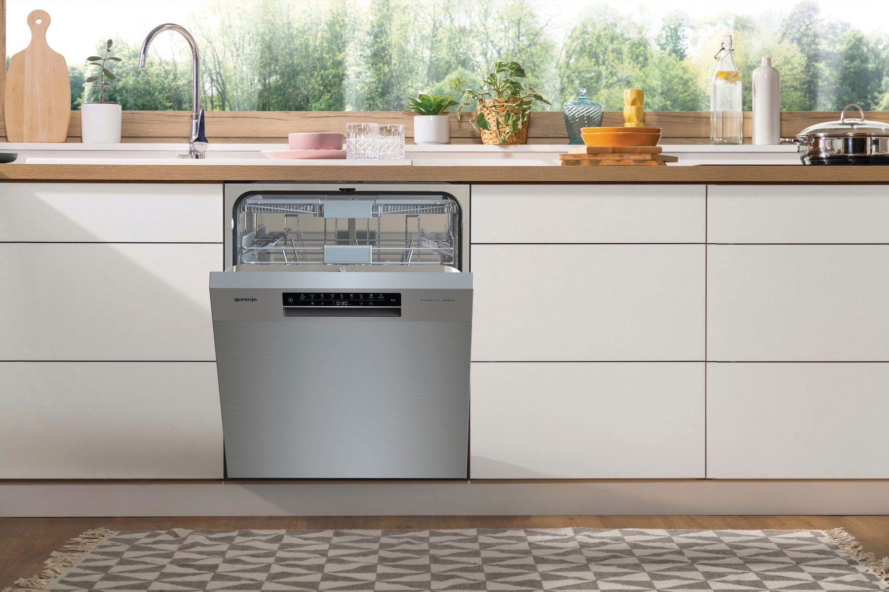 GORENJE Unterbaugeschirrspüler, GU 673B60X, 9,6 l, 16 Maßgedecke, TotalDry autom. Türöffnung
