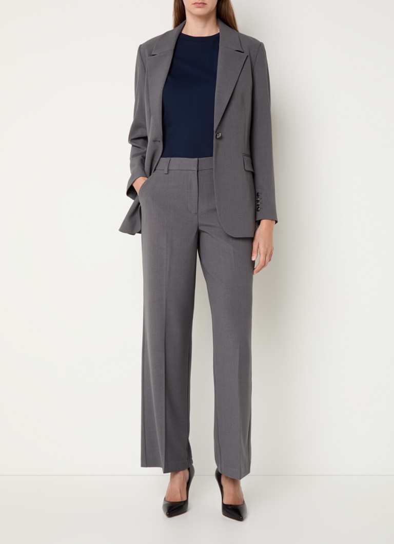 Pantaloni Doris a vita alta e gamba larga con tasche laterali di Fifth House