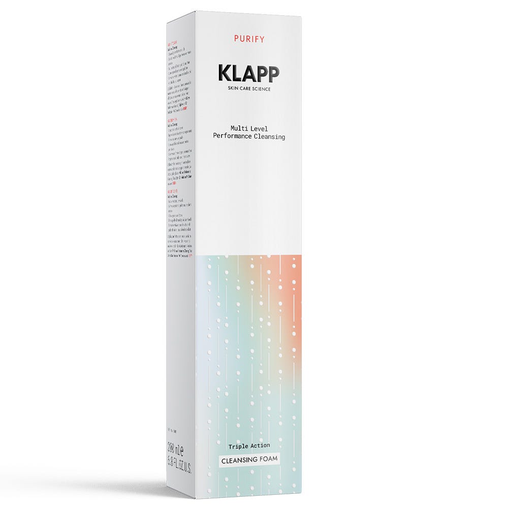 Klapp Cosmetics Purify Triple Action Cleansing Foam 200 ml