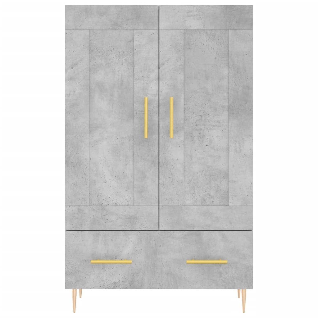 vidaXL Sideboard Highboard Betongrau 69,5x31x115 cm Holzwerkstoff (1 St)