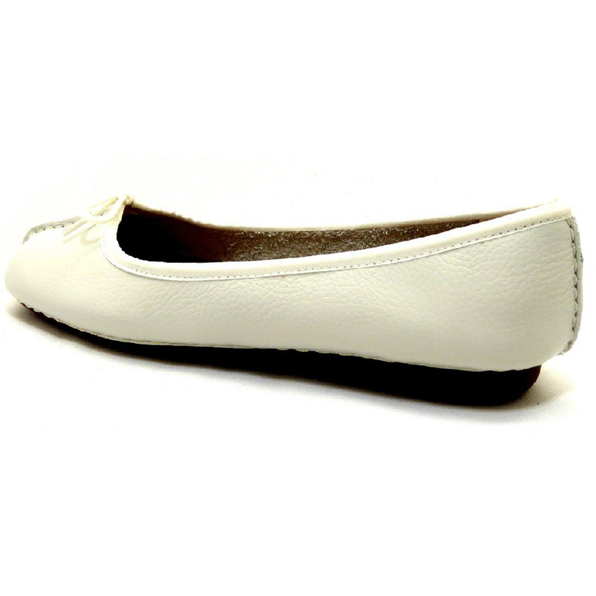 Clarks weiß Ballerina (1-tlg)