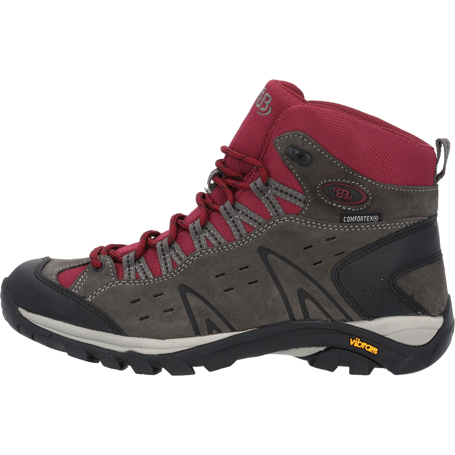 EB-Sport 221124, Wanderstiefel, Damen, grau/bordeaux