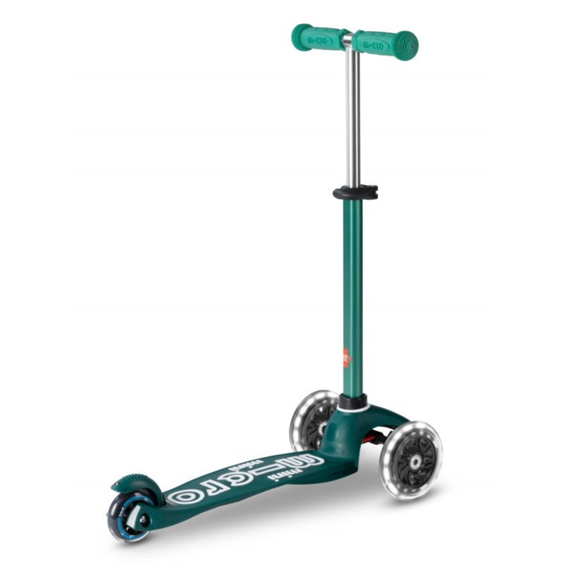Trottinette 3 Roues LED - Mini Micro Deluxe Vert Eco Led