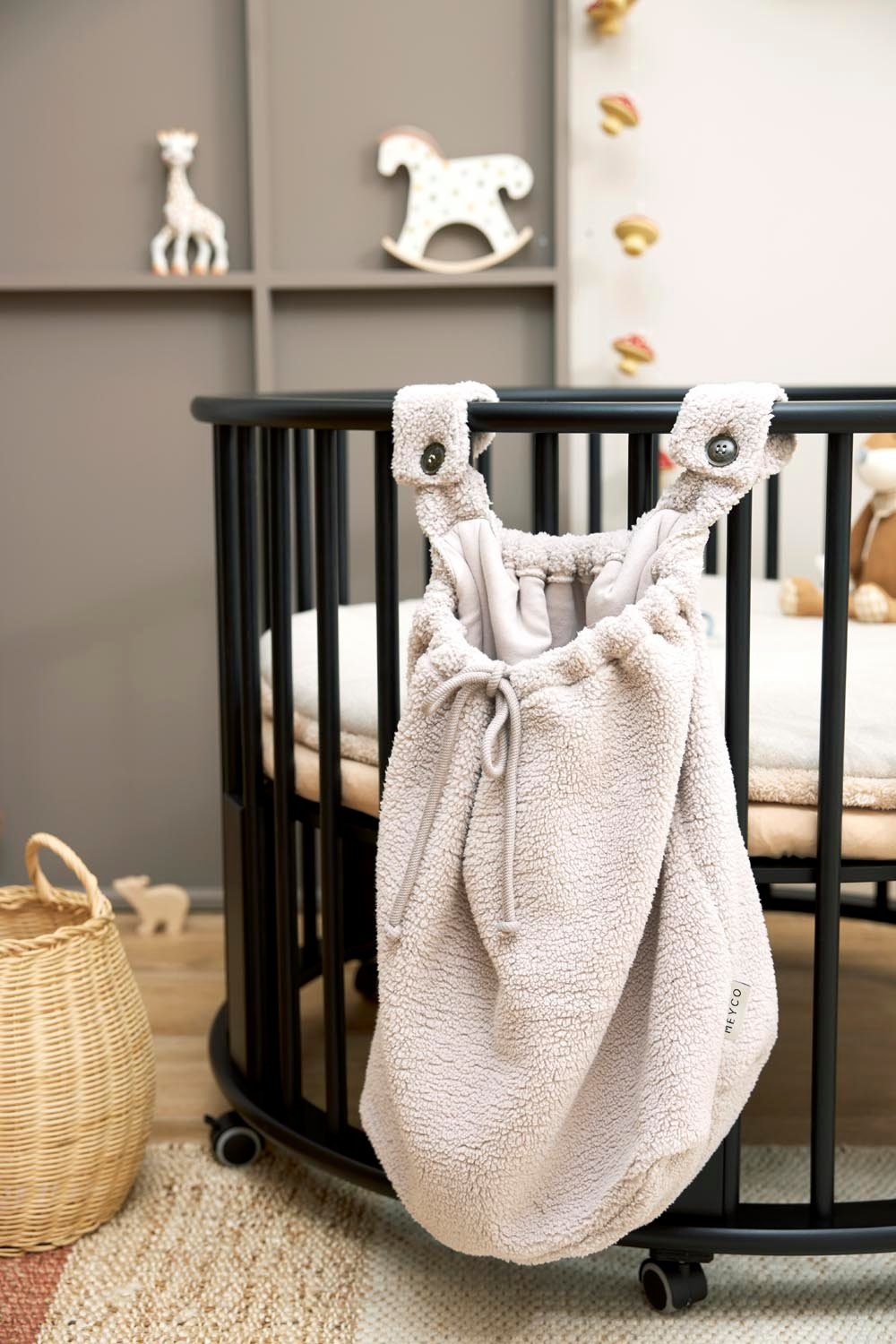 Meyco Baby Betttasche Teddy Greige (1-tlg)