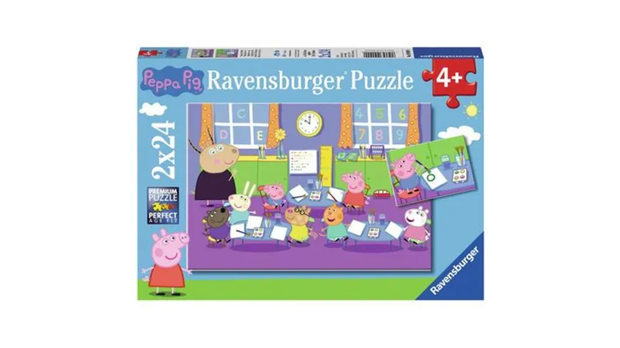 Ravensburger Spiel - Peppa in der Schule, 24 Teile