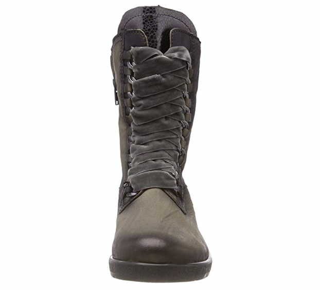 BUGATTI Schnür-Stiefeletten grau Scara