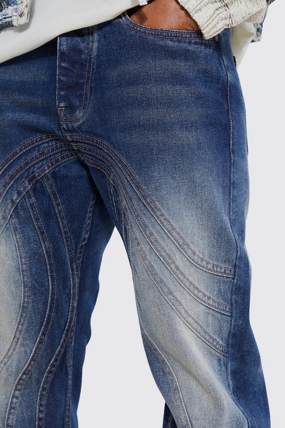 Lockere Schlagjeans