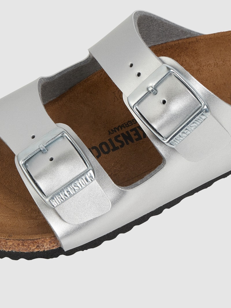 Sandalen aus Birko-Flor® Modell 'Arizona' in silber