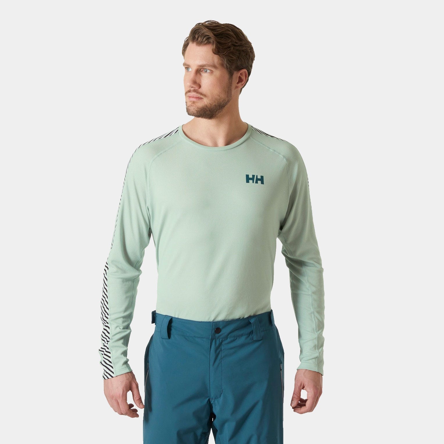 Men's LIFA® ACTIVE Stripe Crew Base Layer