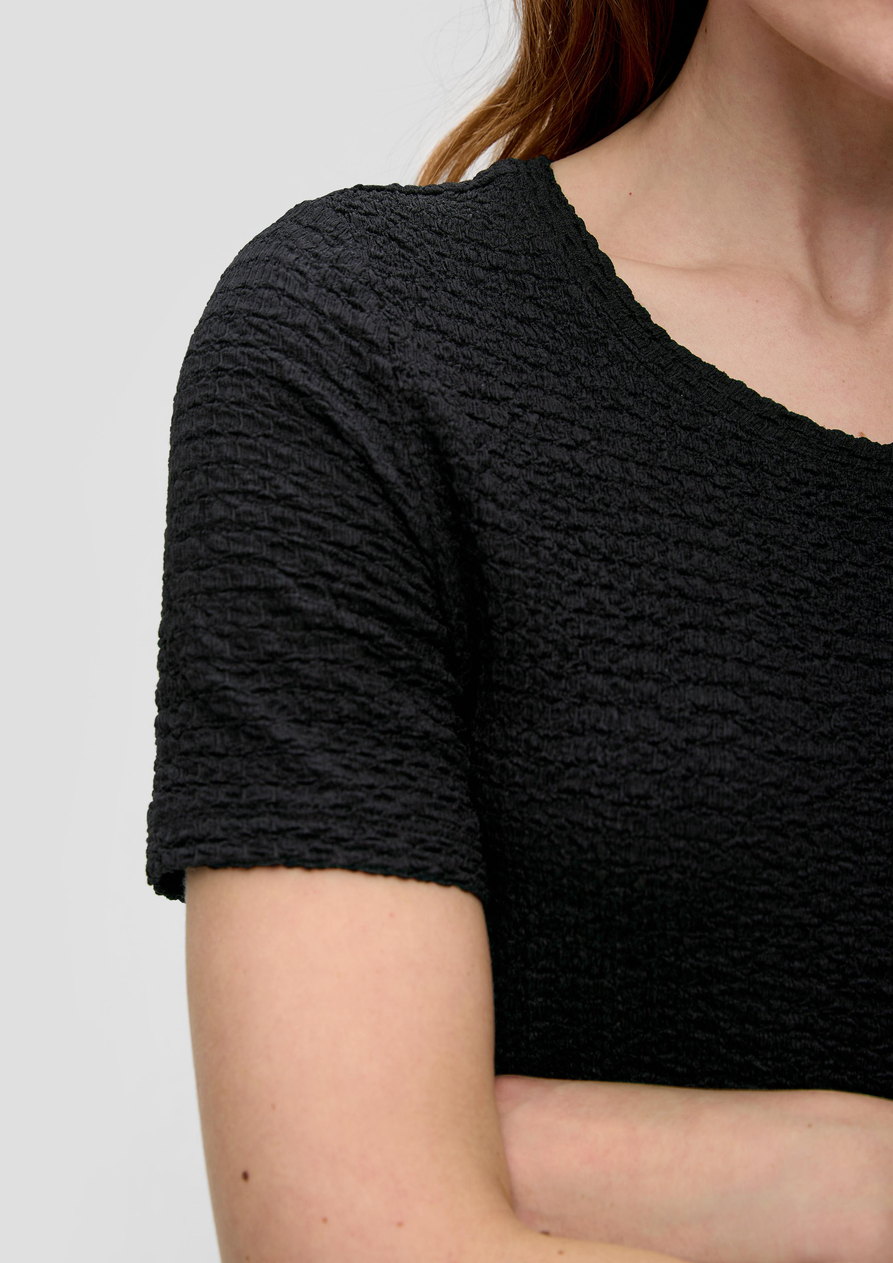 T-Shirt aus Struktur-Jersey  2157728-9999