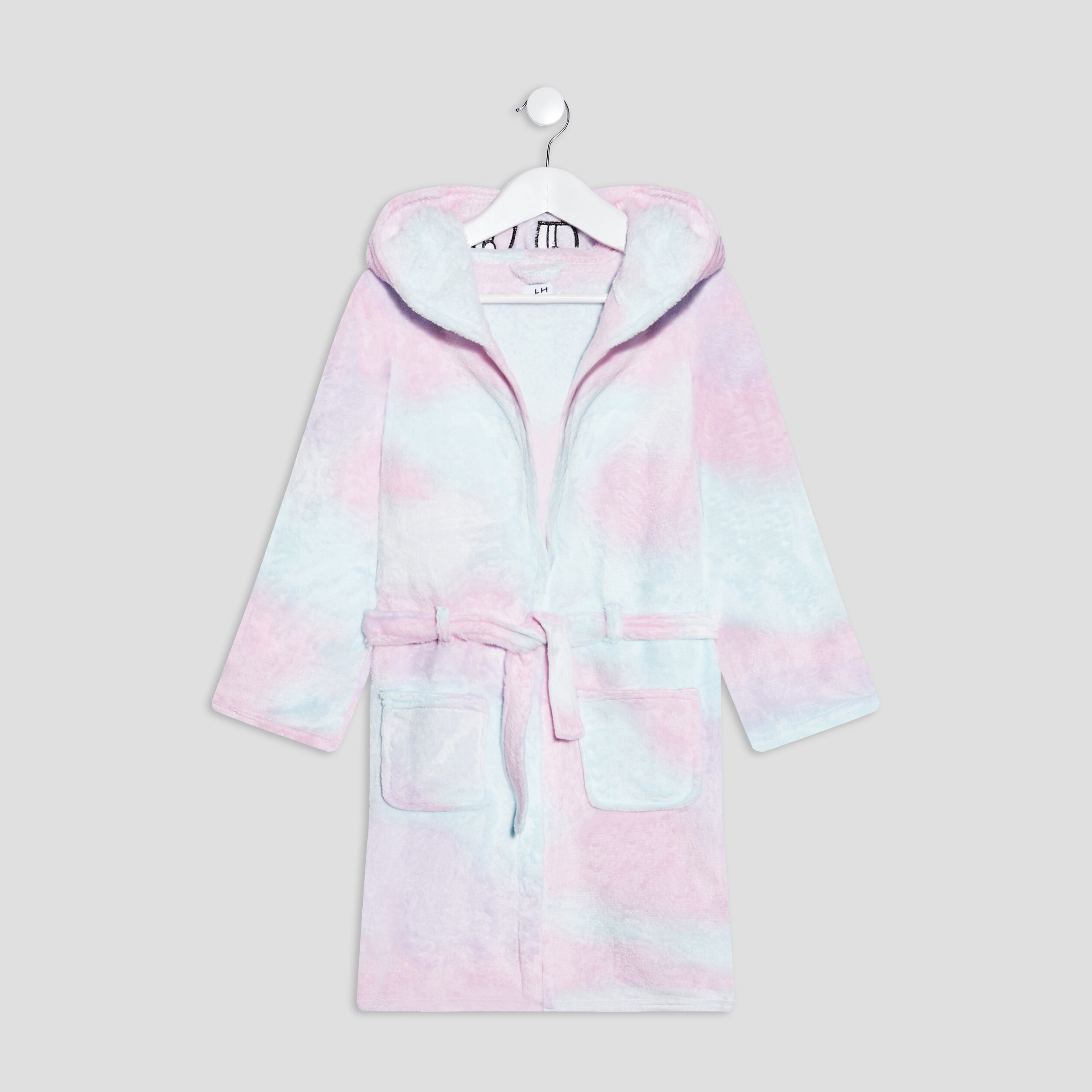 Peignoir à capuche multicolore fille | La Halle
