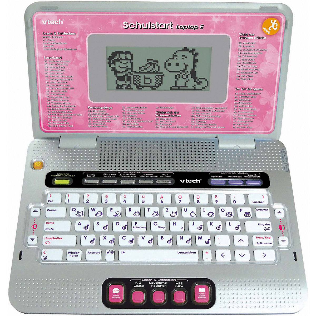 Laptop Schulstart, pink