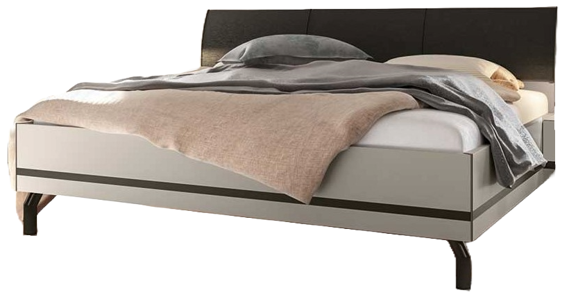 Nolte Doppelbett Concept me Seidengrau Basalt 180 x 200 cm