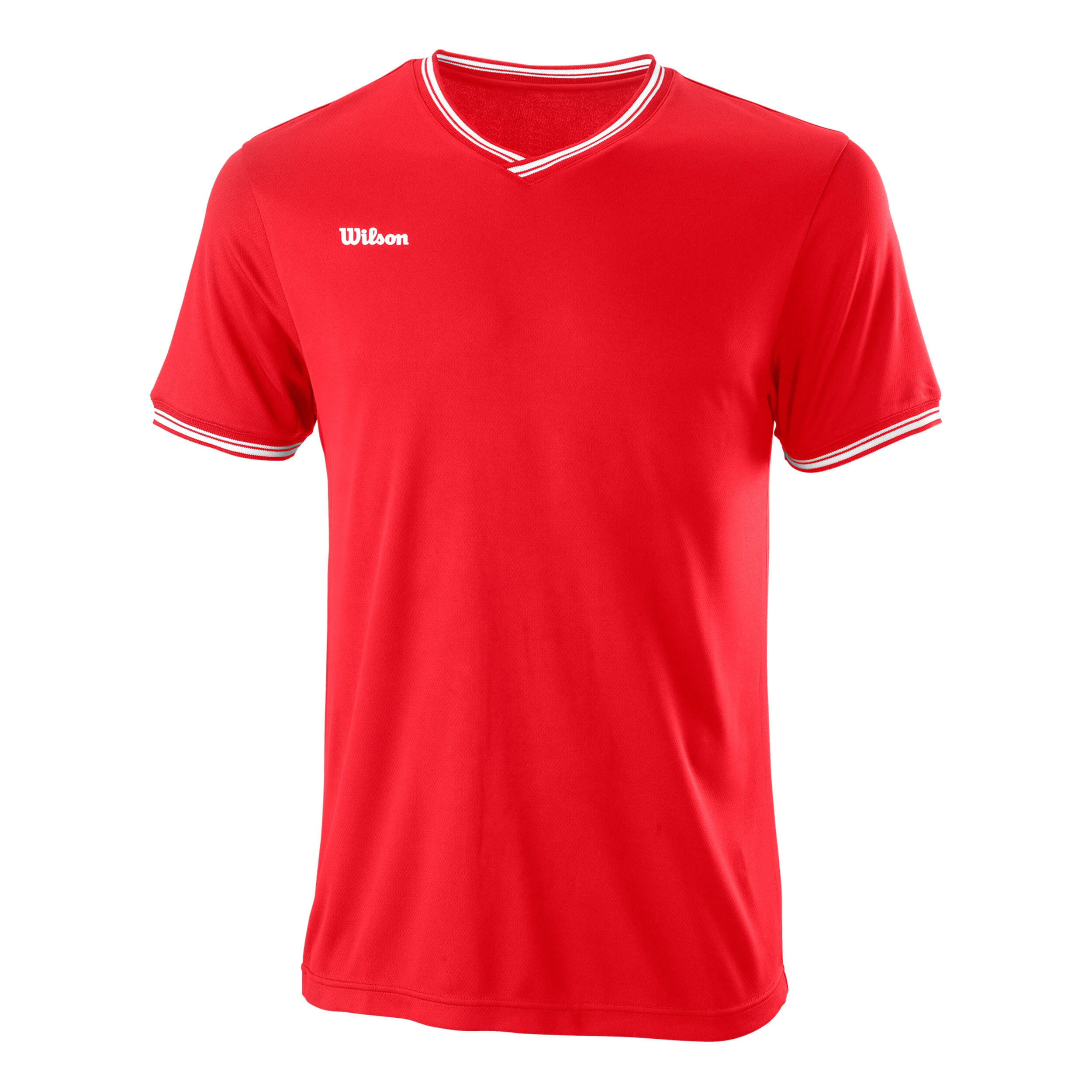 T-Shirt Herren - Rot, Weiß