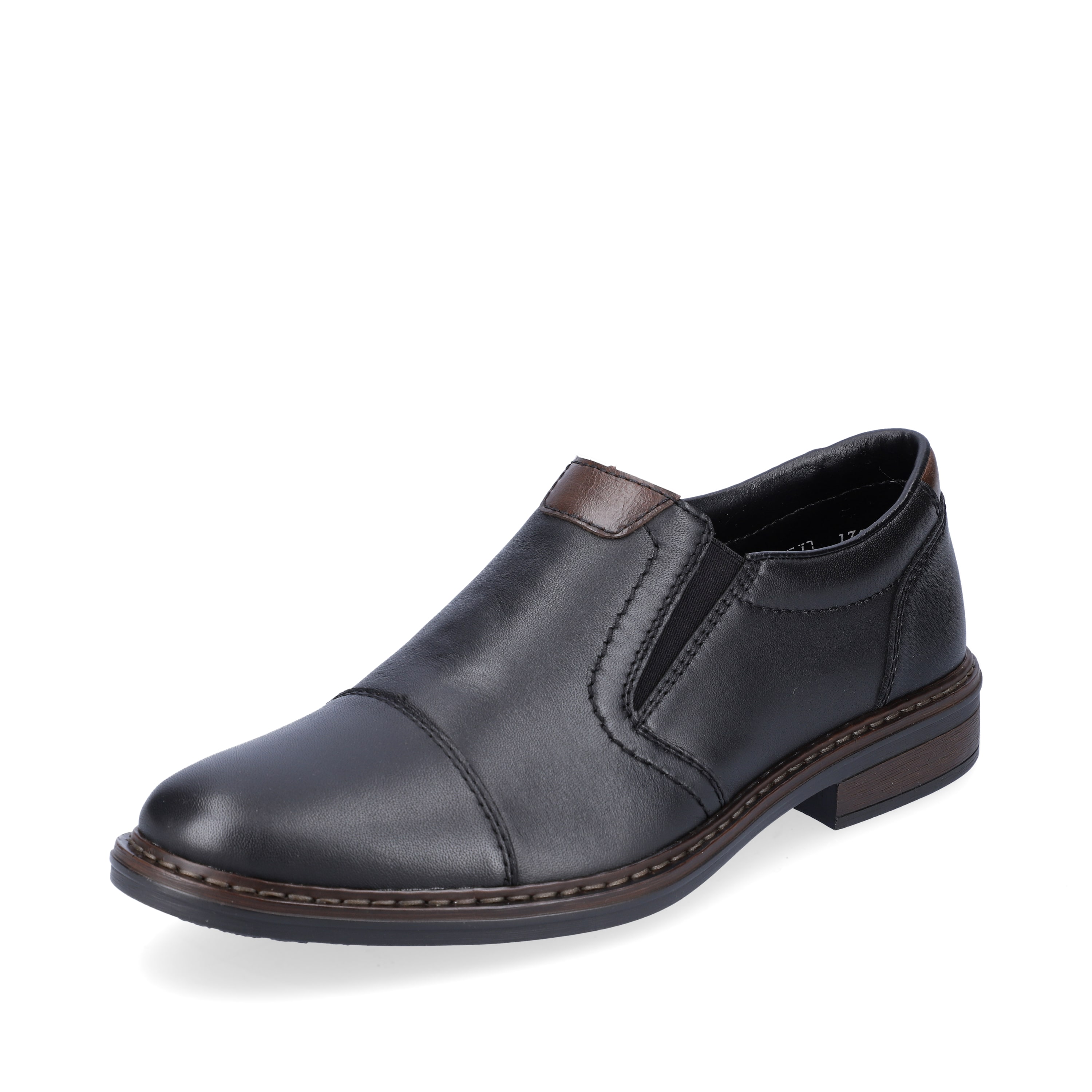 Rieker Herren Slipper tiefschwarz