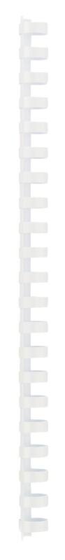 GBC Polyvinylchlorid Plastikbinderücken Weiß 16 mm 145 Blatt DIN A4 100 Stück