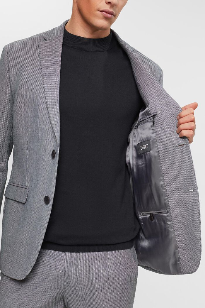 Mix & Match: Blazer mit Birdseye-Muster