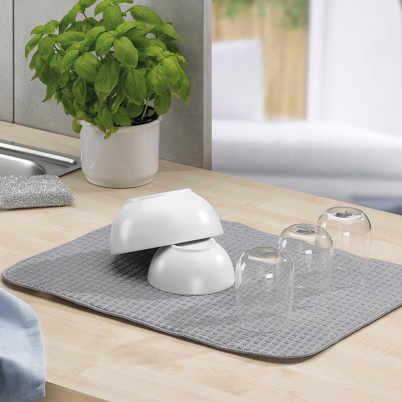 kela Aufbewahrungskorb Rapida, wasserabsorbierend, Luftzirkulation, fleckenresistent, waschbar 30°C