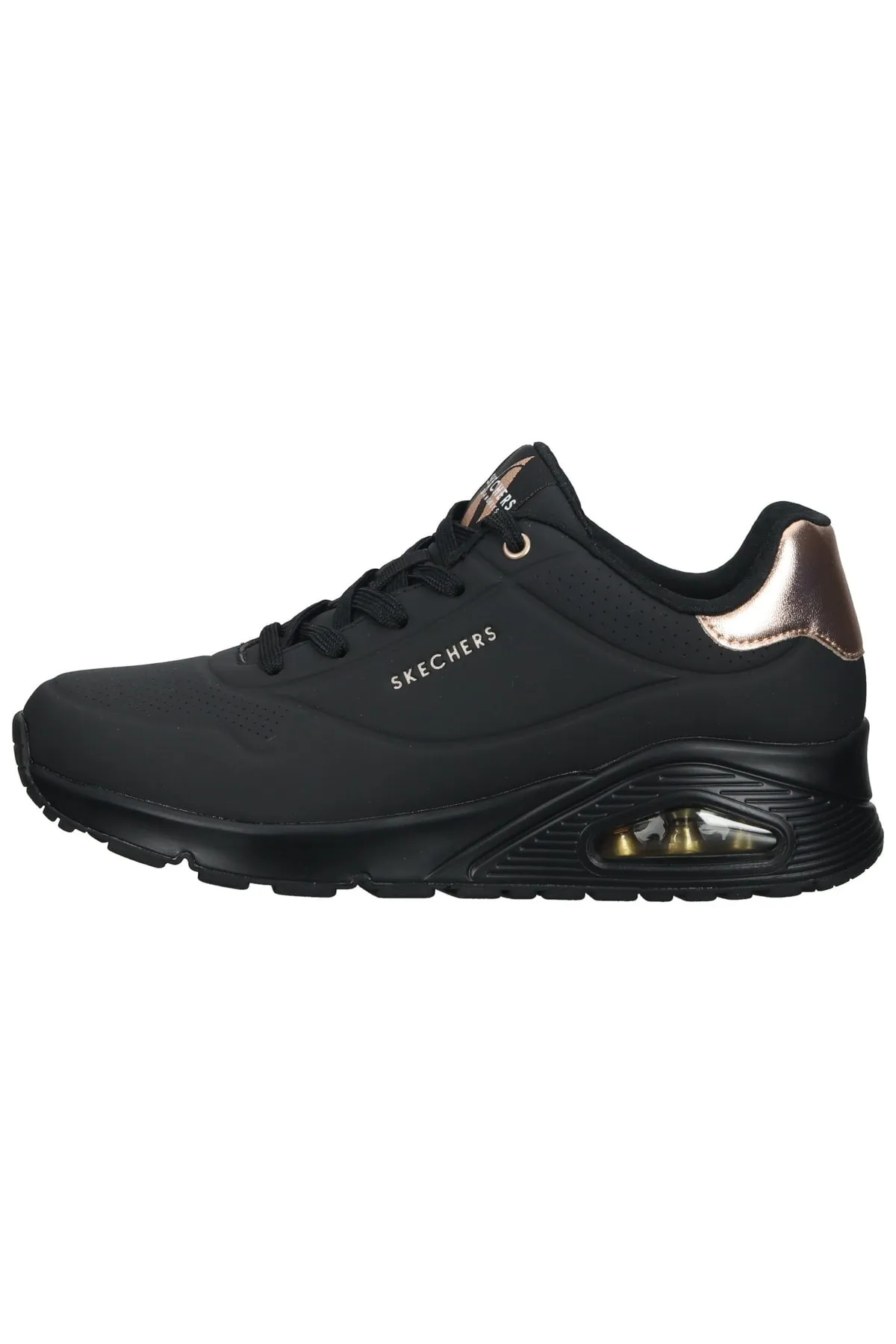 SKECHERS  Sneaker - Schwarz - Flacher Absatz