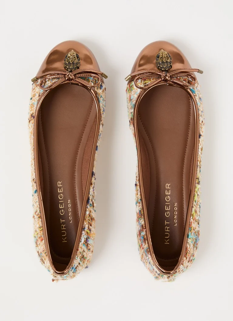 Kurt Geiger Eagle ballerina with bow detail