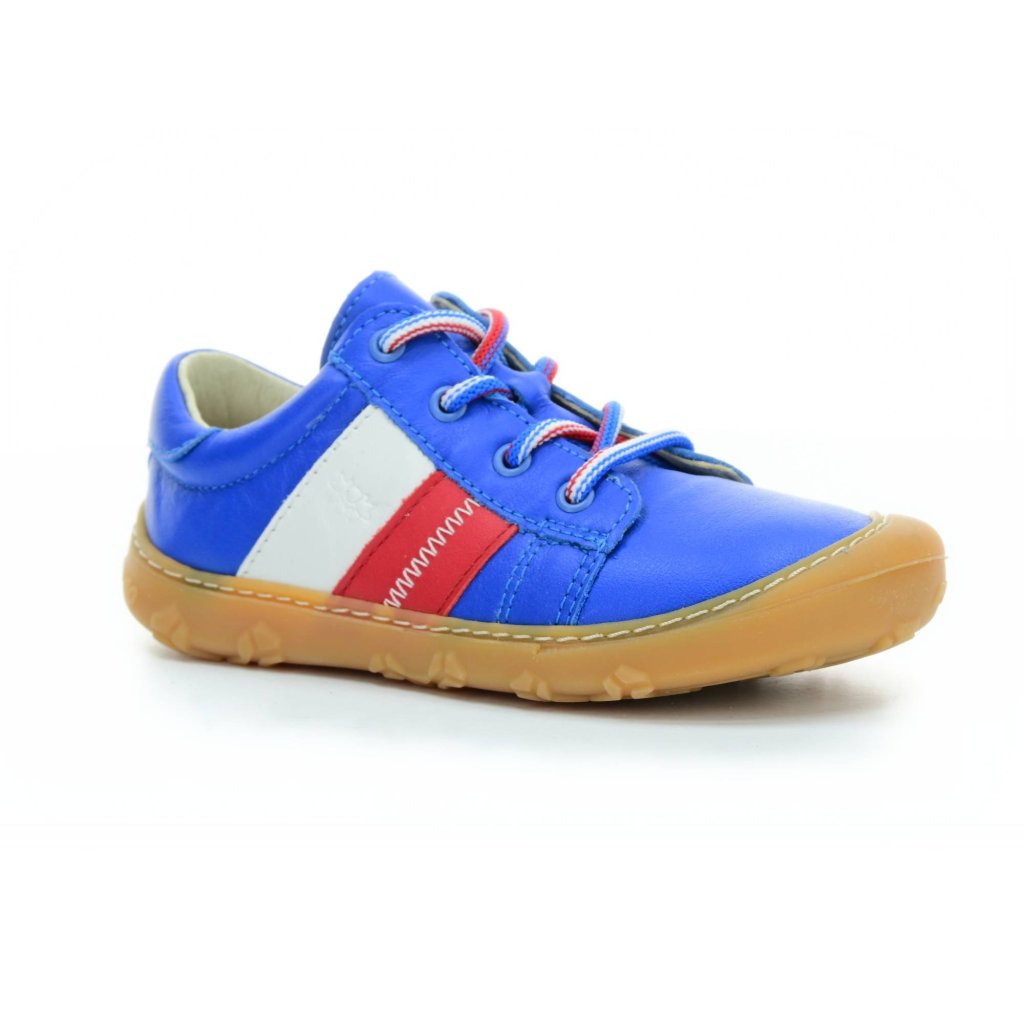 Ricosta Rocky weiß / blau / rot (M) Barfuß-Sneakers