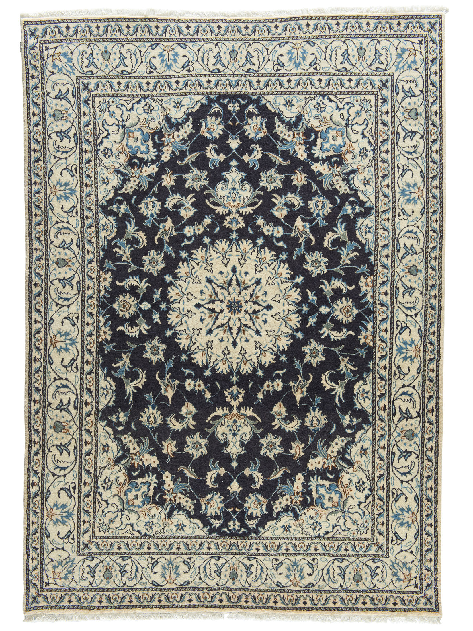 Kaschmar Nain 12 Lah ca. 170 x 240 cm, Unikat / Einzelstück