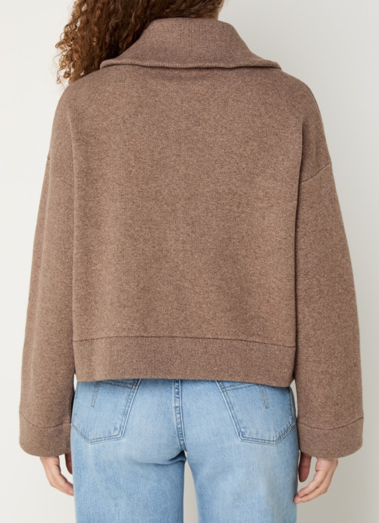 Cardigan Joannaa di ARMEDANGELS in pregiata maglia di misto lana con tasche applicate.