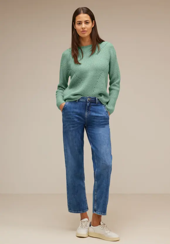 Street One Pullover mit Strickmustermix