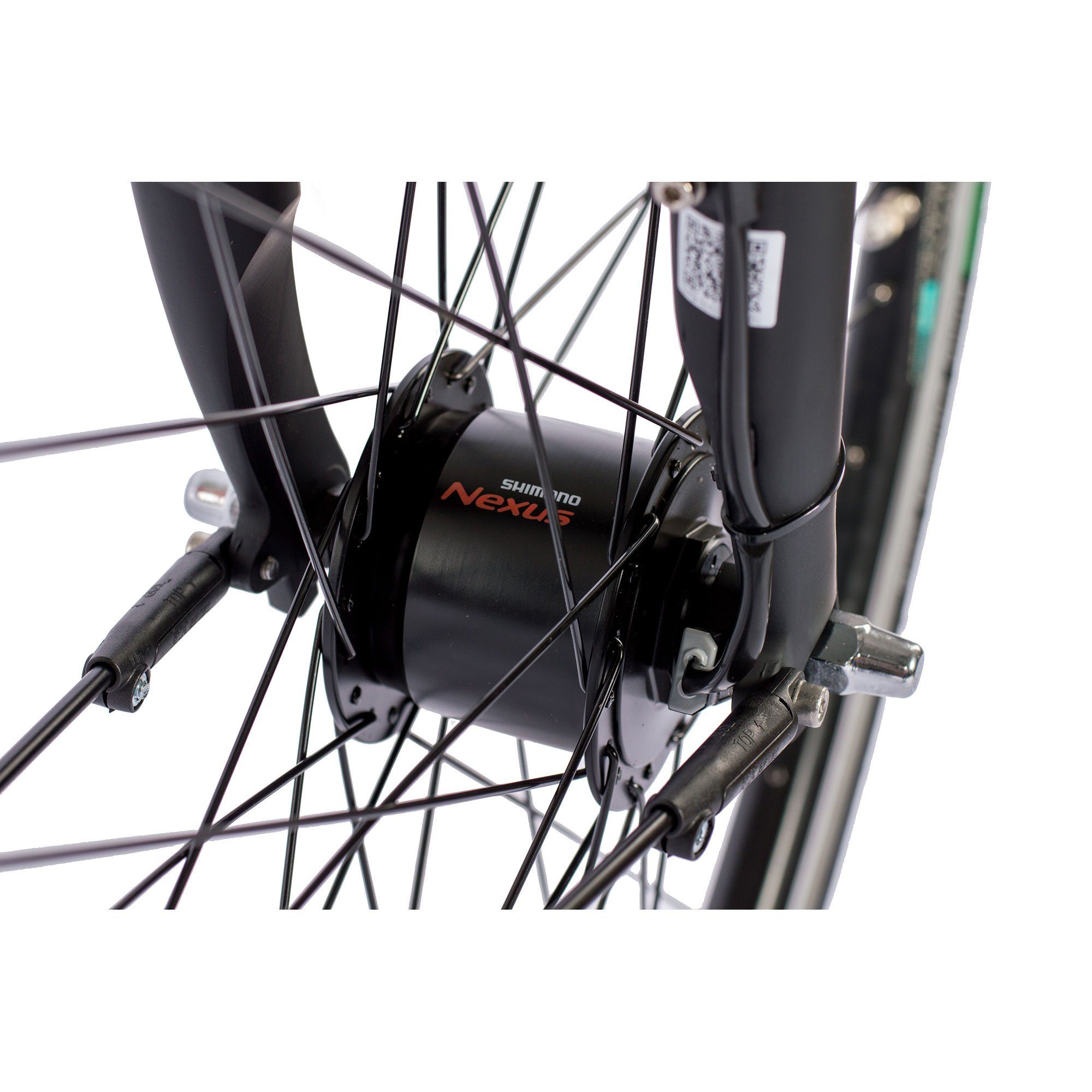 Airtracks Cityrad Herren City Fahrrad 28 Zoll Cityrad CI.2820, 7 Gang SHIMANO NEXUS Schaltwerk, Nabenschaltung, Schwarz Matt - Rahmenhöhen 52 cm & 56 cm  Modeljahr 2022