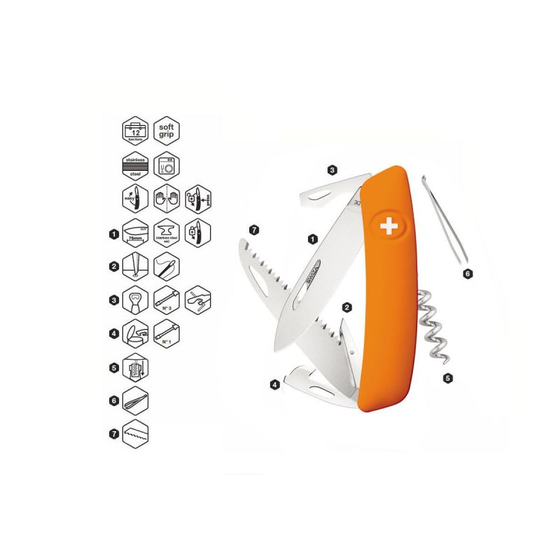 Swiza D05 Orange, Schweizer Taschenmesser made in Swiss