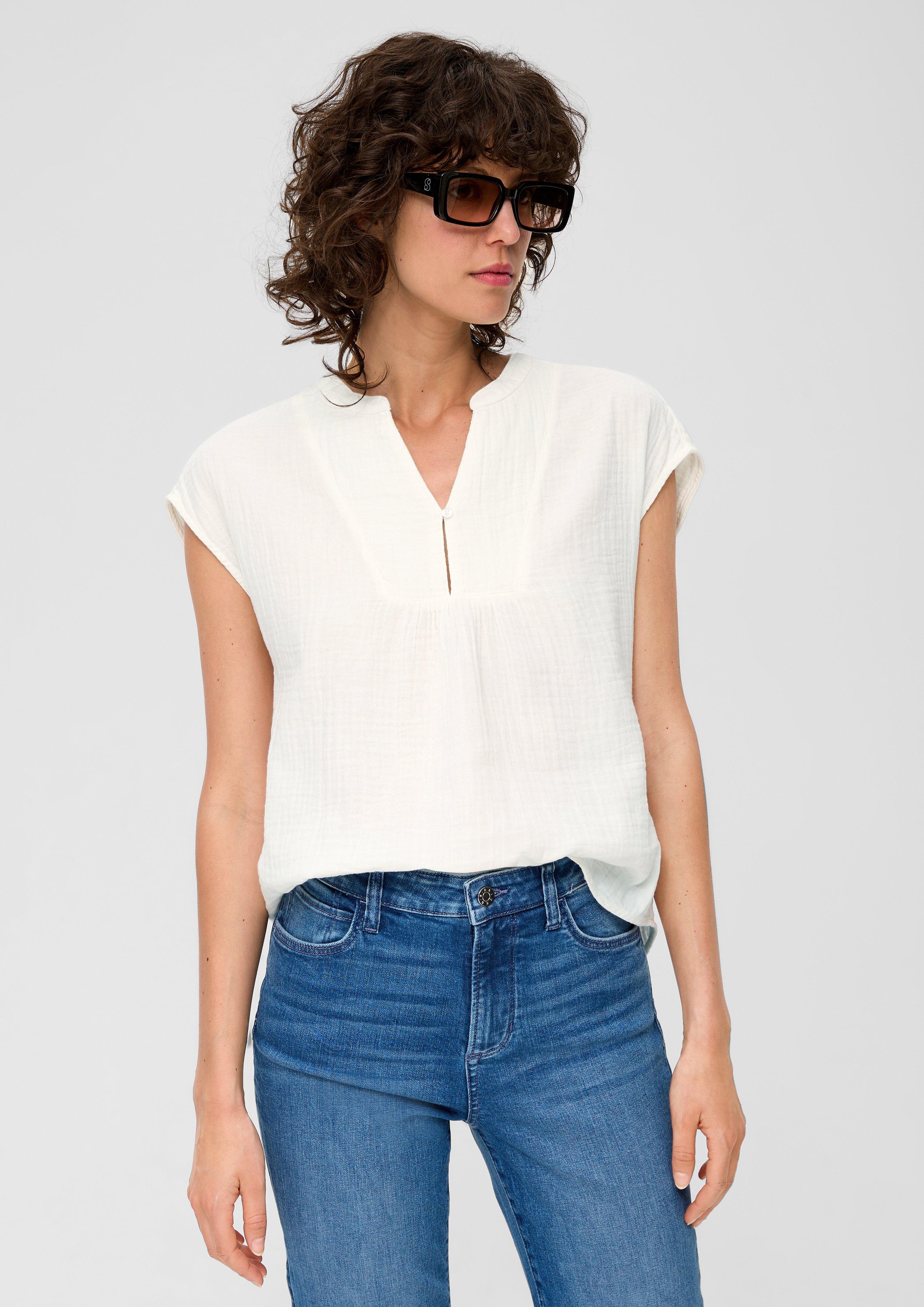 Bluse mit Crinkle-Struktur  2137648-0210