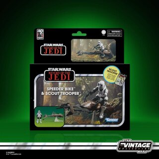 Star Wars Episode VI Vintage Collection Fahrzeug mit Figur: Speeder Bike & Scout Trooper