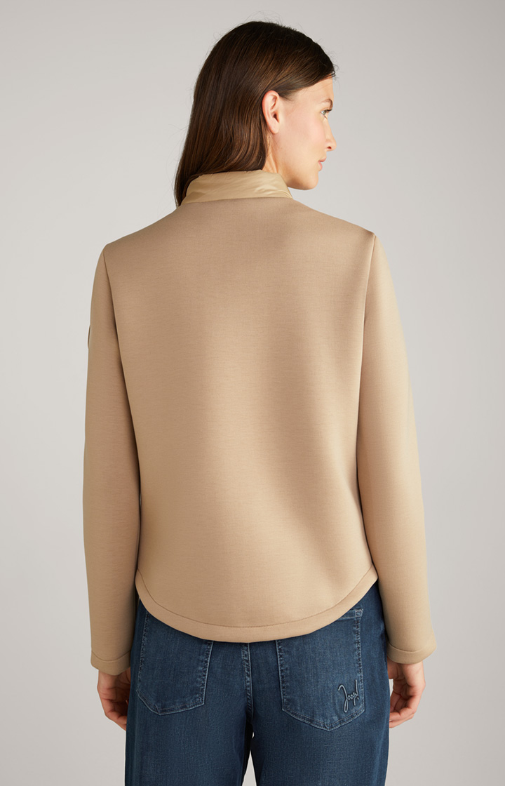 Nylon-Jacke in Beige