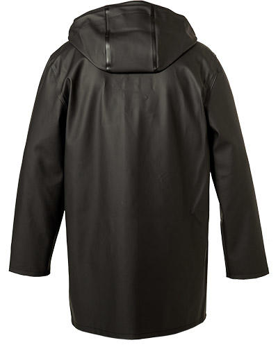 STUTTERHEIM, Regenmantel, PVC wasserdicht, schwarz