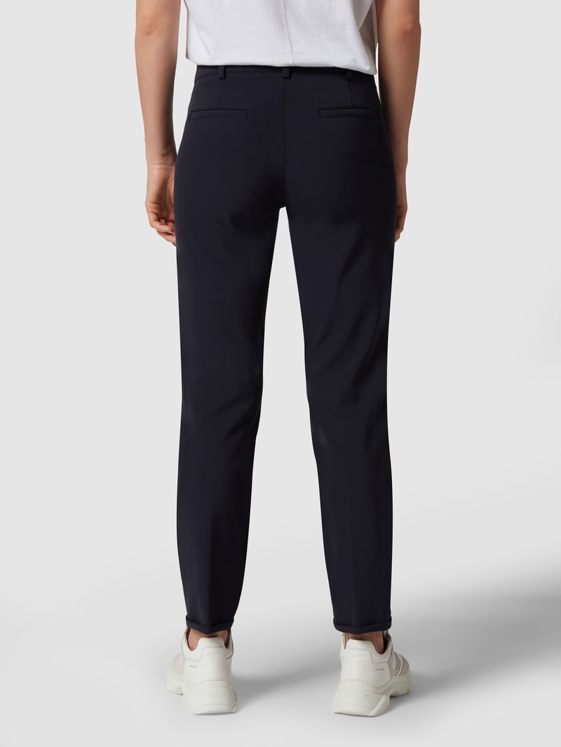 Stoffhose mit fixiertem Umschlag Modell 'RENIRA' Modell RENIRA in marineblau