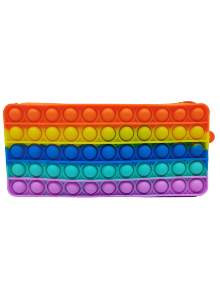 COFI 1453 Rainbow Bunt Federmäppchen Ideales Etui für den Schulalltag in Mehrfarbig günstig kaufen 23 cm
