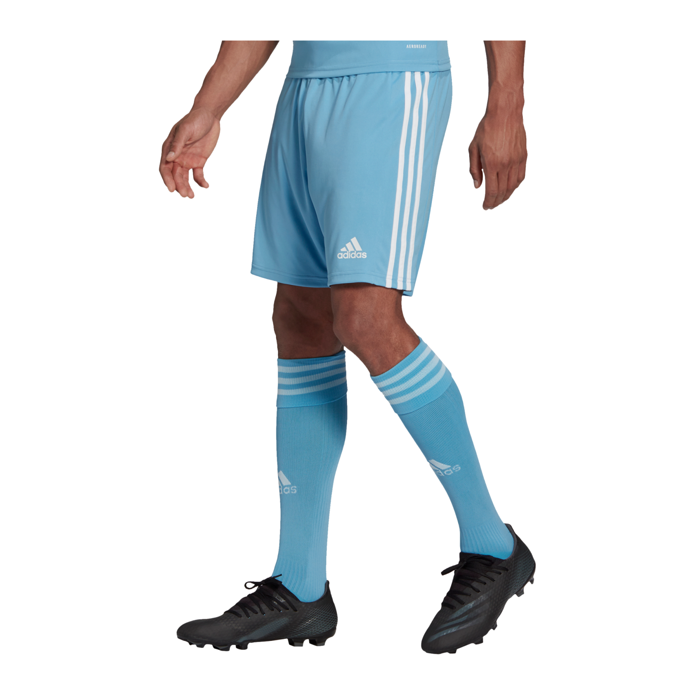adidas Squadra 21 Short Hellblau Weiss