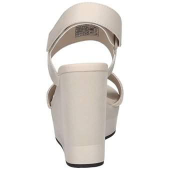 Calvin Klein Wedge Sandal Webbing in weiß