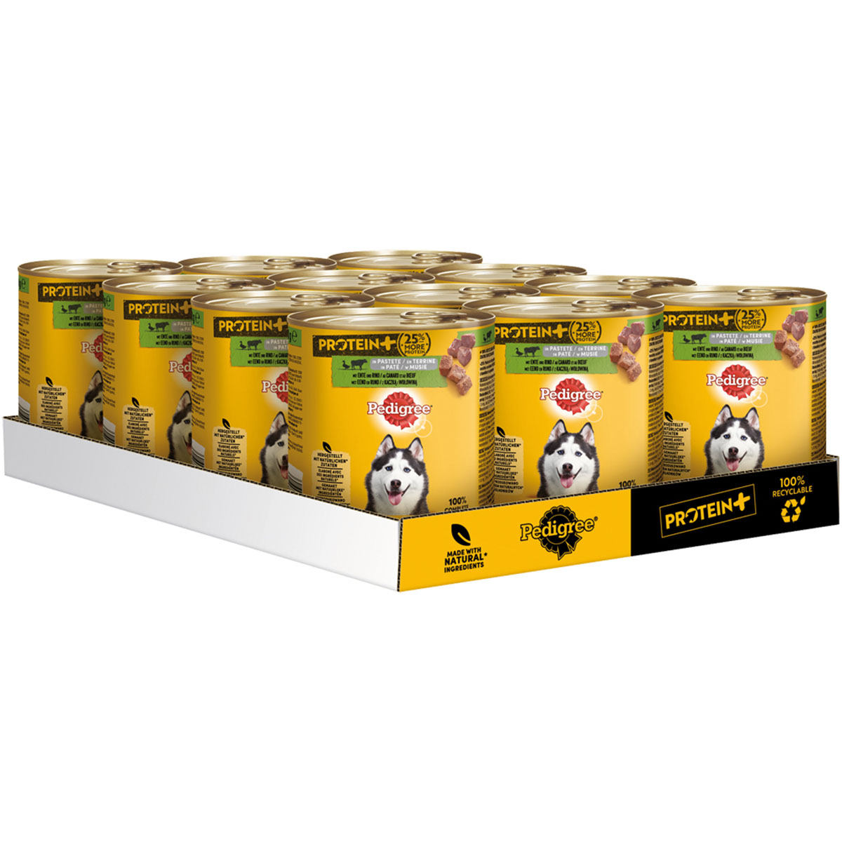 PEDIGREE Protein+ Pastete Ente & Rind günstig kaufen bei ZooRoyal
