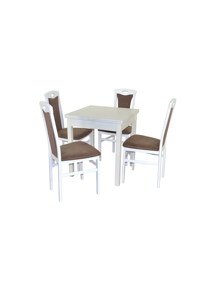 möbel-direkt Essgruppe (5teilig) Leander in braun günstig kaufen 1 Stück