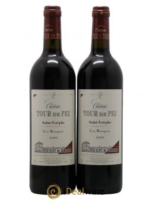 Château Tour de Pez Cru Bourgeois  2000 - Lot de 2 Bouteilles