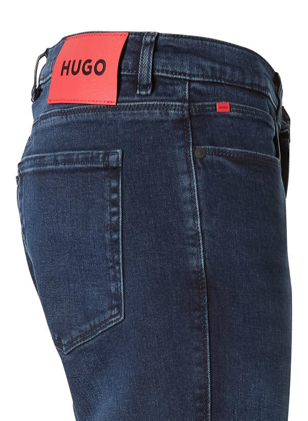 HUGO, Jeans 734, Extra Slim Fit, Baumwoll-Stretch, dunkelblau
