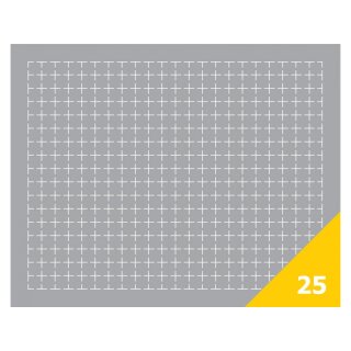 Feldherr Full-Size Raster-Schaumstoff 25 mm selbstklebend