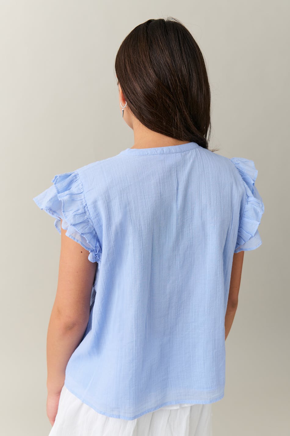 Y boho short sleeve top