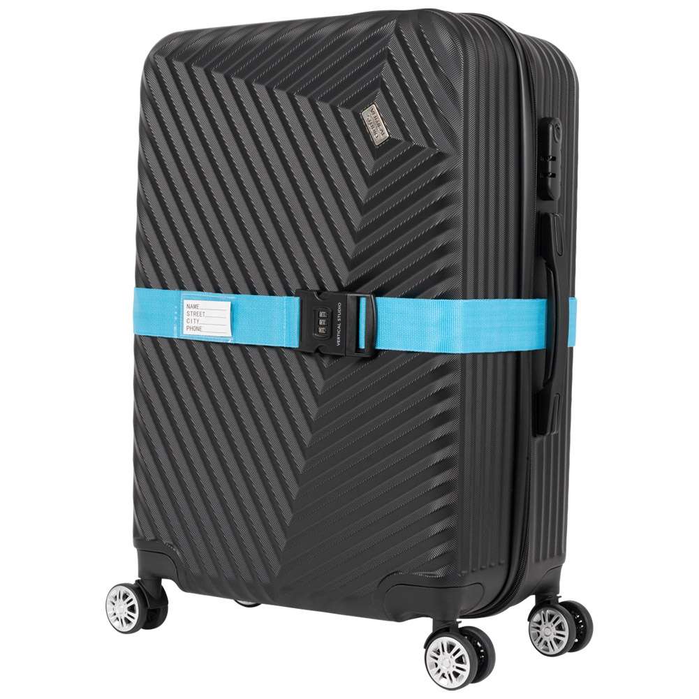 VERTICAL STUDIO Gepäck Koffergurt 200cm blau