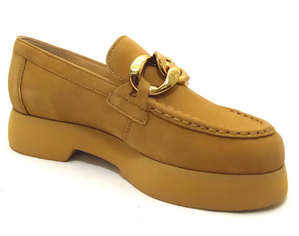 HÖGL Klassische Slipper braun Plateau-Slipper, Toffee