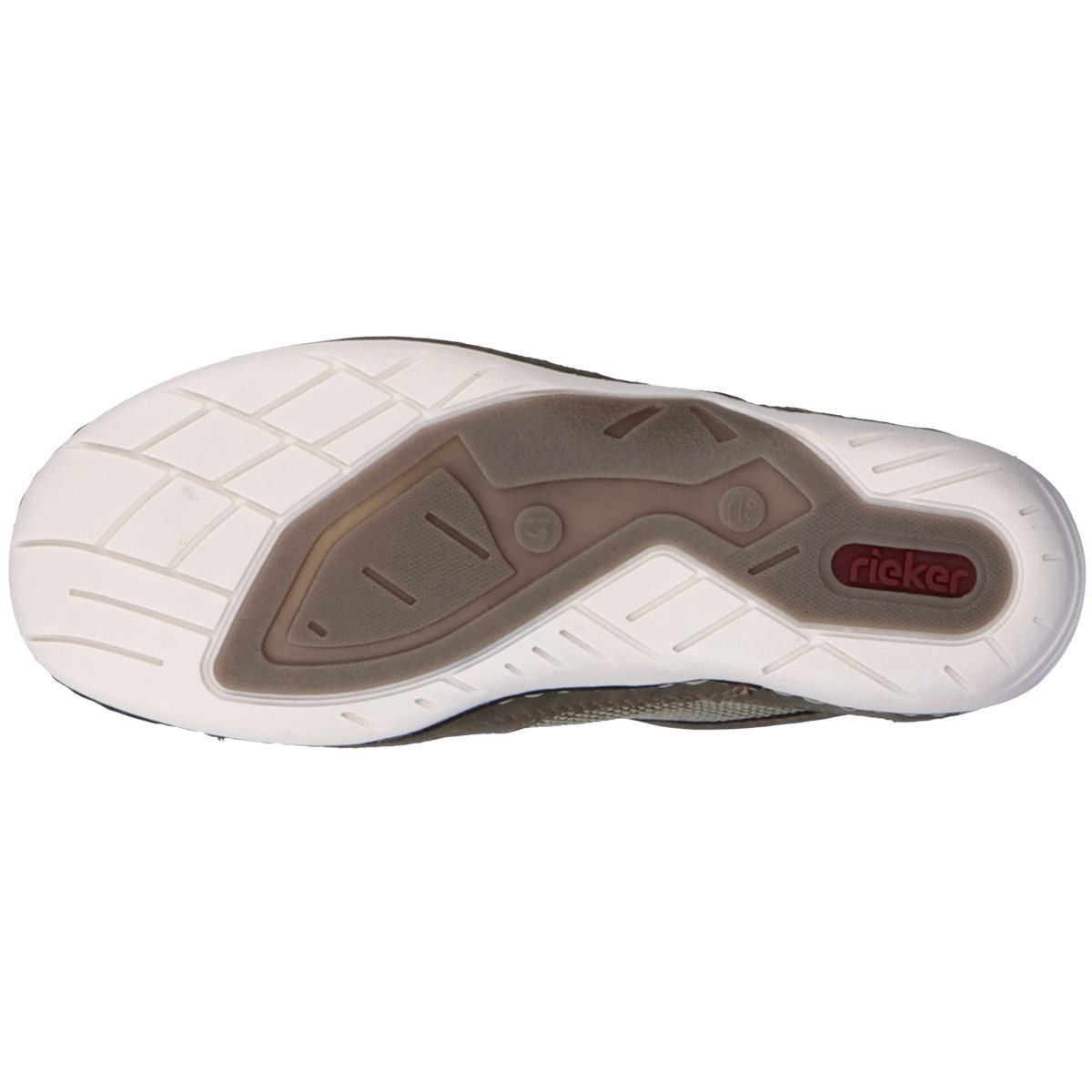 Rieker 07552 Sneaker Low gruen