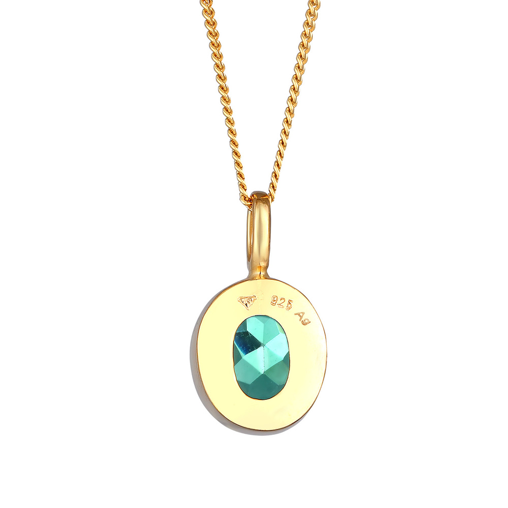 Elli PREMIUM Elli PREMIUM Collier Femmes Solitaire Pendentif Classique avec Quartz en argent s collier