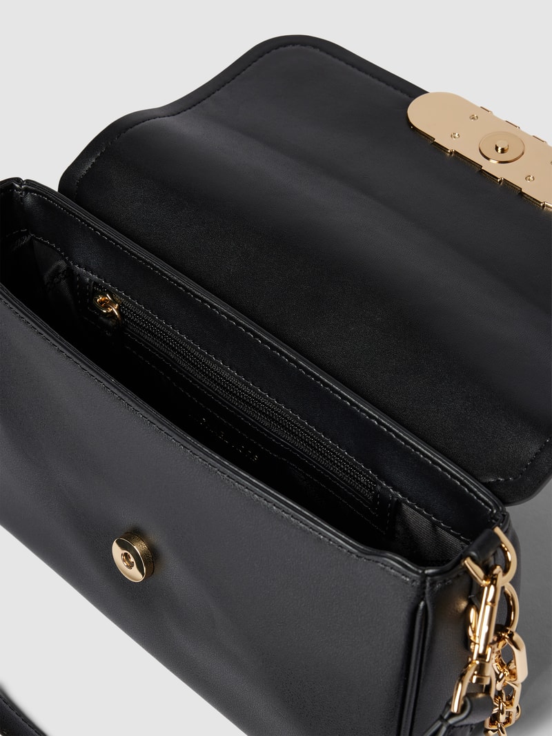 Handtasche mit Logo-Applikation Modell 'PARKER' in black