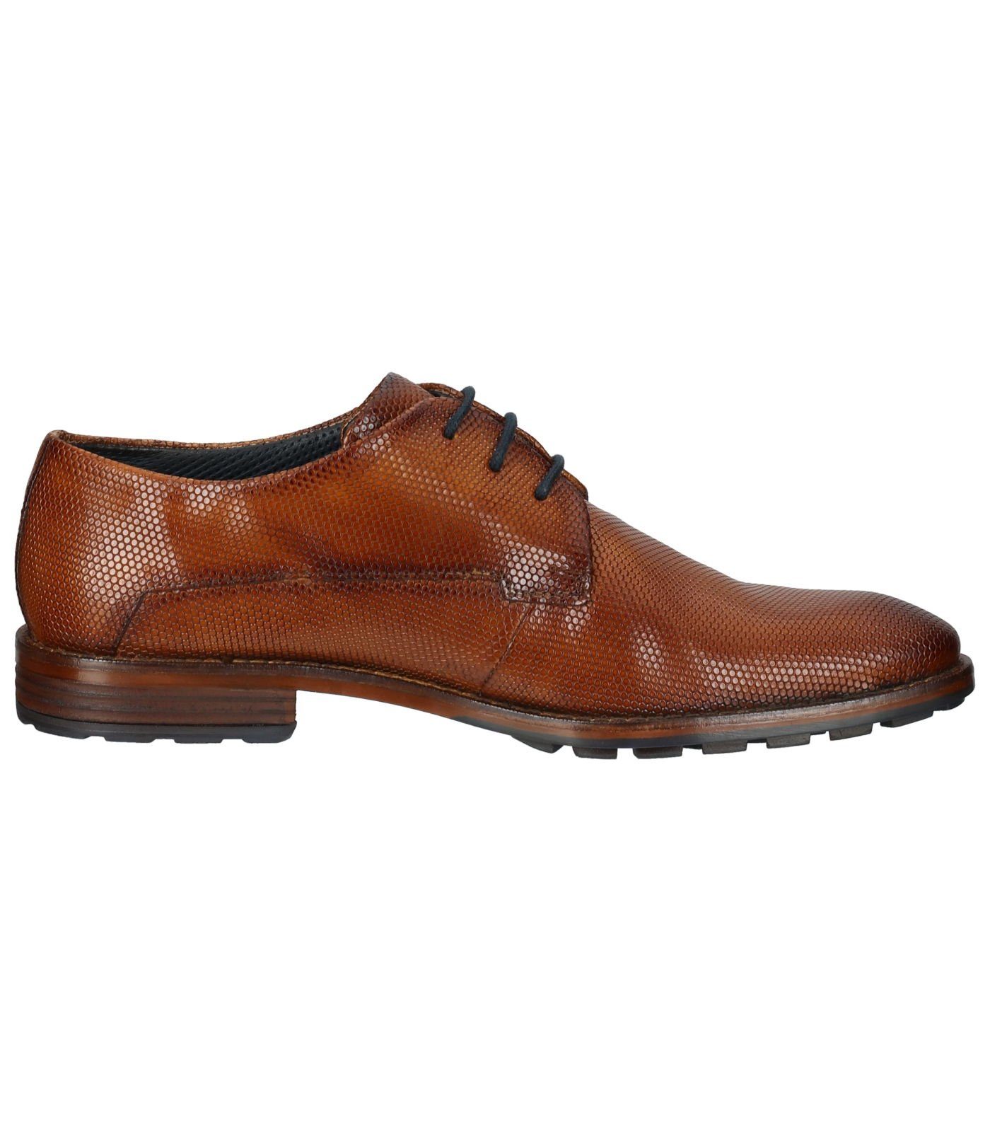 bugatti Businessschuhe Nappaleder Schnürschuh
